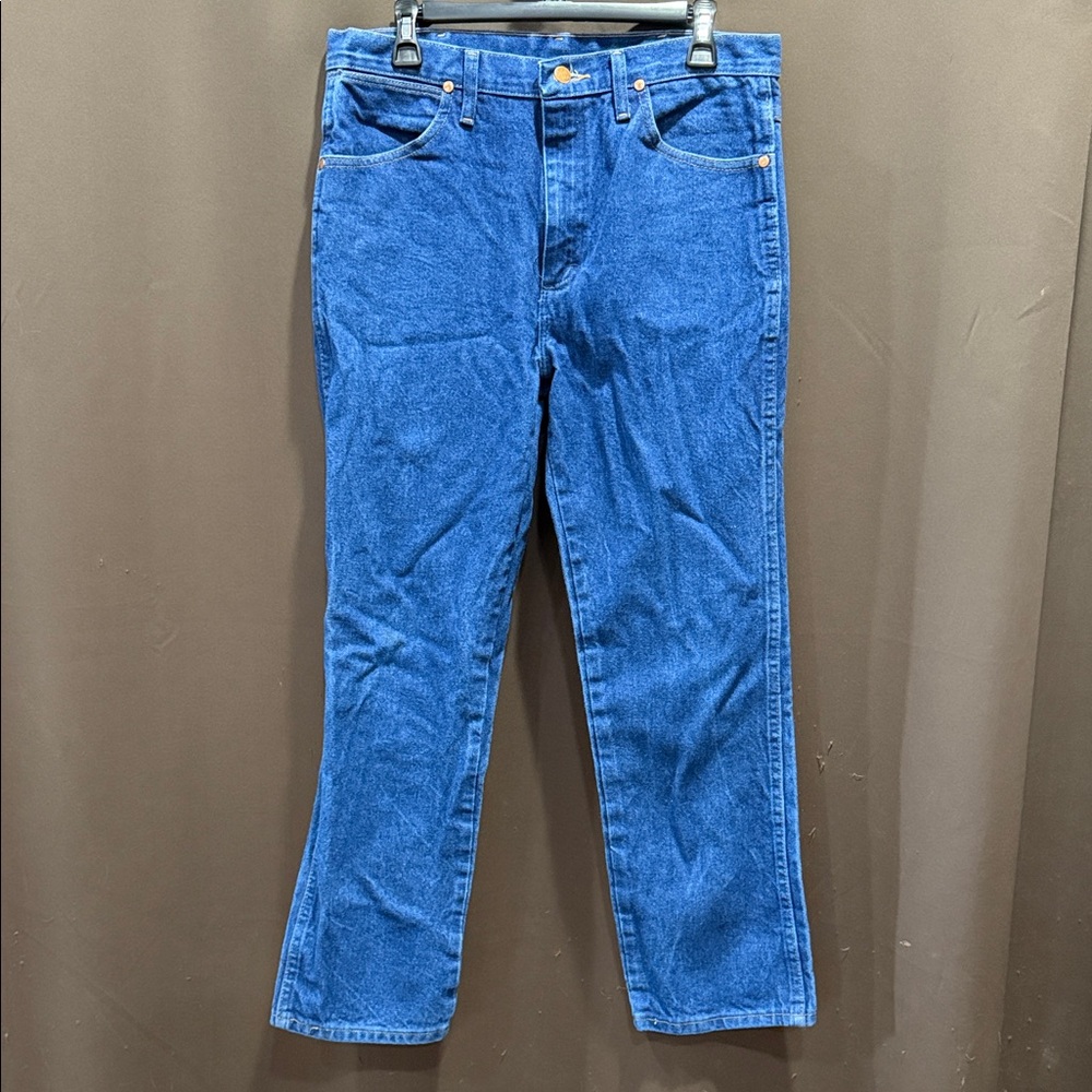Wrangler Men's Straight Blue Jeans, Size 33x30